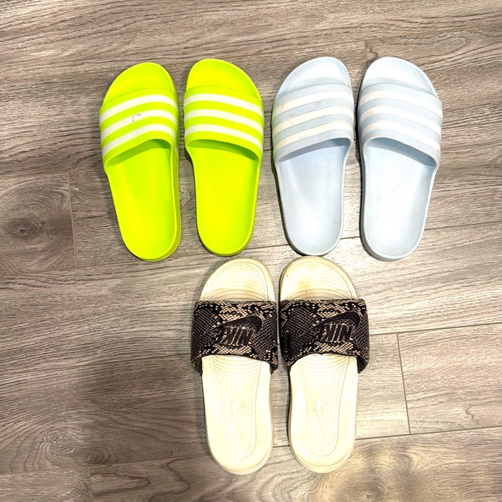 Adidas / Nike slides lot